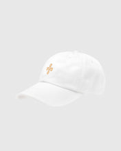 Load image into Gallery viewer, POM POM COTTON TWILL CAP - WHITE
